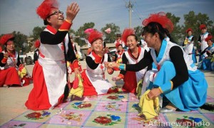 中国各地喜迎国庆