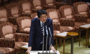 安倍否认篡改森友学园丑闻相关文件