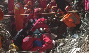深圳山体滑坡67小时后首个幸存者获救