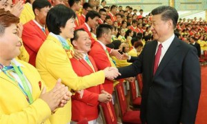 习近平会见奥运代表团