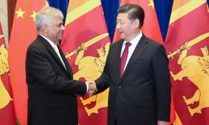习近平主席北京会见斯里兰卡总理