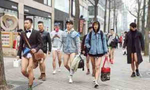 当地铁无裤日撞上中国：难道只是参与者的自嗨？