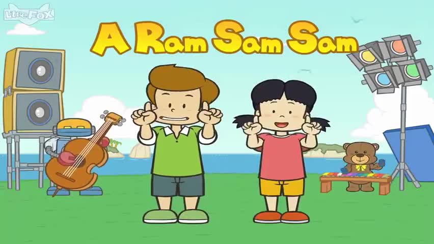 经典英文儿歌A ram sam sam视频mp4